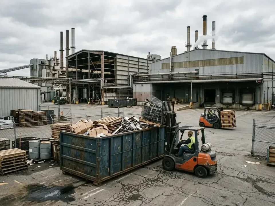 industrial-factory-scrap-conta-003 — frequently asked questions, Cheap Roll-off Dumpster Rentals in Belle Glade, FL
